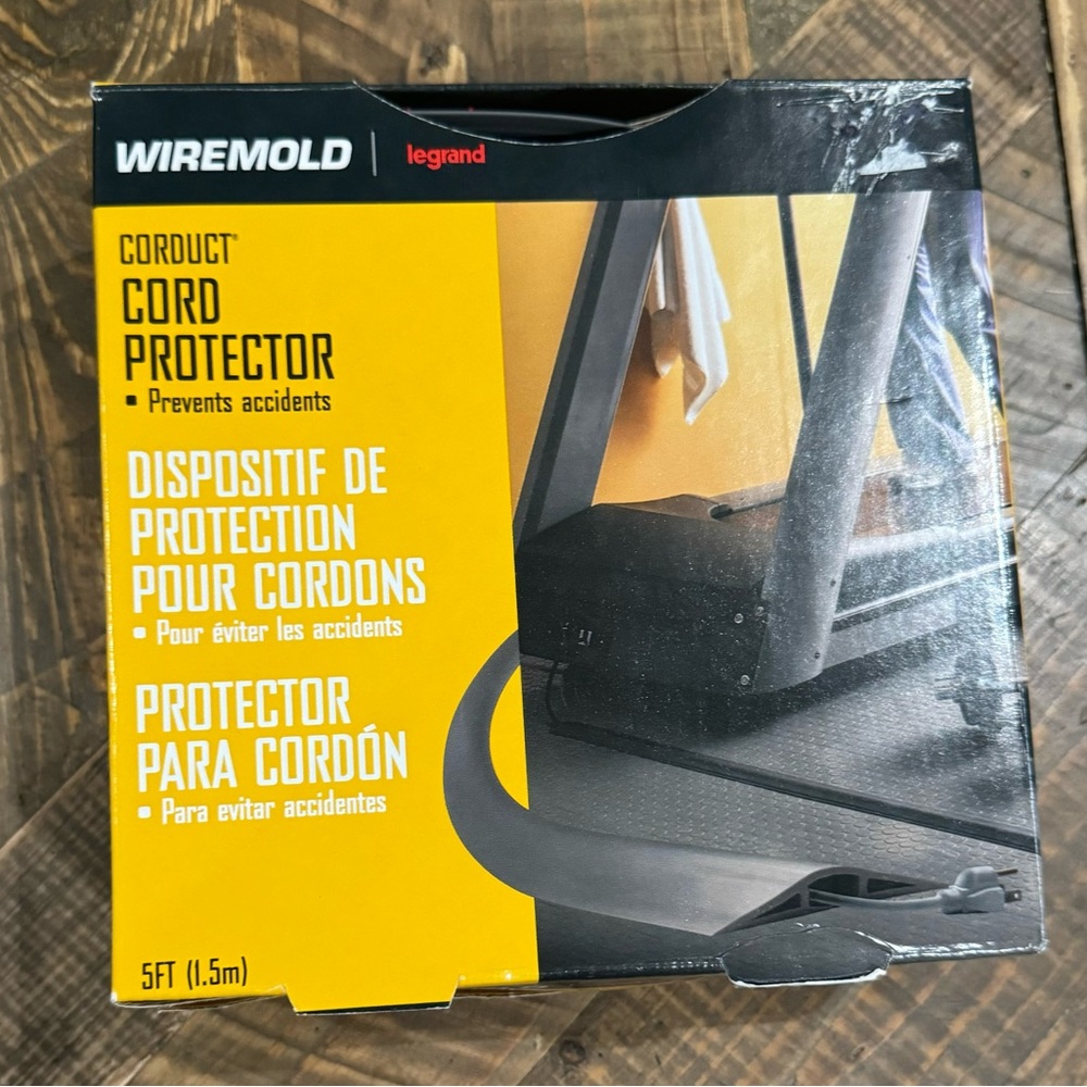 Wiremold corduct cord protector. 5 ft.